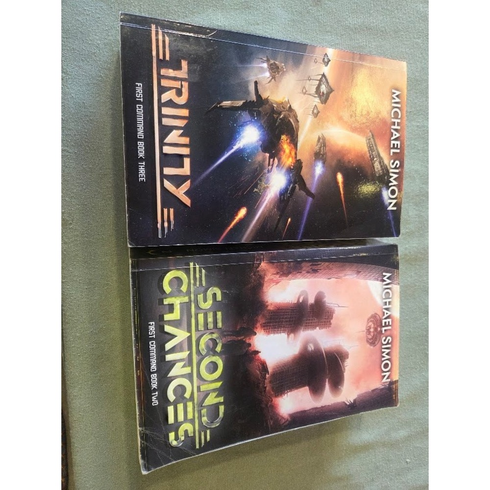 Michael Simon First Command Books 2 & 3 Second Chances Trinity Sci-Fi Paperback